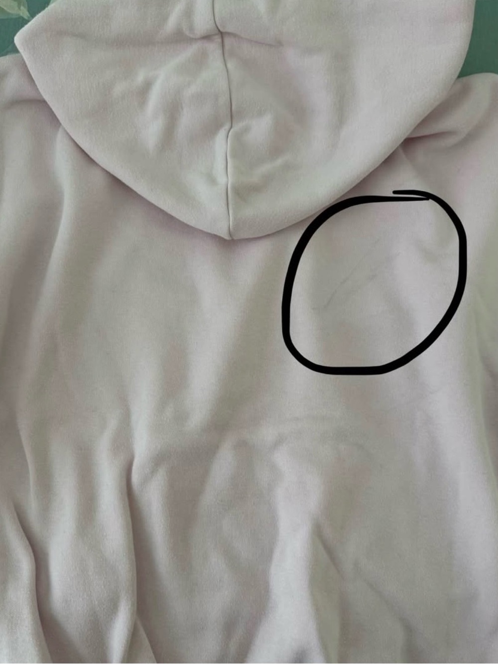 SKIMS Cotton Fleece Classic Hoodie (Cherry Blossom) - Picture 3 of 6